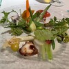 レストラン・マッカリーナ - 前菜。色々な野菜と蛸、つぶ貝、豚肉、カスベ。