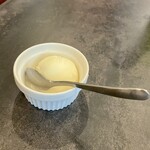 TRATTORIA ROSSO - 期間限定サービスのクリームチーズのジェラート
