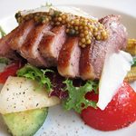 フランス産　鴨とごろごろ野菜の温製サラダ　１８９０円