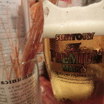 池袋ワイン倶楽部 - プレモルとお替わり自由の揚げパスタ（お通し）