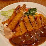 洋食グリーン - セット1300円