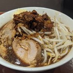 Yume Wo Katare Toyama - ラーメン200gニンニクヤサイコール　黒アブラトッピング