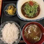 はじめ - 純レバ定食(ご飯少なめ)