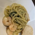 かじゅある いたりあん PePe - 小エビとほうれん草のバター醤油