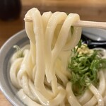 自家製さぬきうどんと肉 甚三 - 冷かけ 390円