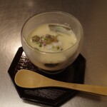 Naniwa Tempura Ishin - 美味し過ぎた冷製スープ。あと3Lくらい飲めます。