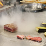 鉄板焼ステーキ 一ッ葉ミヤチク - 