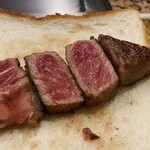 鉄板焼ステーキ 一ッ葉ミヤチク - 