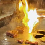 鉄板焼ステーキ 一ッ葉ミヤチク - 