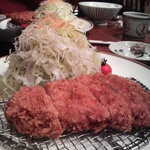 とんかつ武蔵  - ロースかつ定食(１２０ｇ)