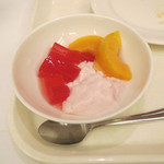 ダイワロイネットホテル - お口直しにババロア（※王道ヨーグルトもあったと思います）。