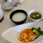 214500898 - 中華粥/エビチリ/スープ