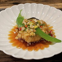 白碗竹快樓 祇園店 -  鱧   油淋にて