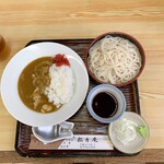 松月庵 - そば・うどんと小丼とのセット
・カレーライスセット