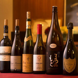 A diverse lineup of wines that enhance the deliciousness of your dishes