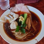 つけ麺目黒屋 - 冷やしラーメン(醤油)