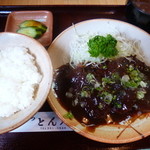 とん八 - 味噌ヒレカツ定食