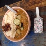 ボンベイバザー - 大盛りカレー