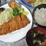 とんかつ一彦 - 料理写真:ロースかつ（並）定食