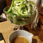 山芋の多い料理店 - 二色のゴーヤサラダ