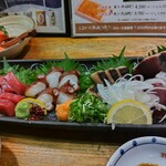 割鮮 吉在門 - マグロ 水ダコ 銀鱈あぶり かつお