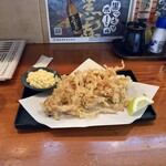活魚料理 広海 - スルメの天ぷら