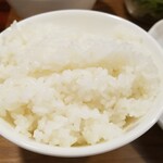 キッチン ブルー グローブ - ご飯大盛りのアップ