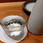 Datenokura - 日本酒一杯目：浦霞純米夏酒、２杯目：日輪田生酛純米酒