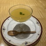 ふらんす食堂 ここりこ - 冷製とうもろこしでスープ