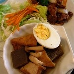 エフライム - 本日のランチ700円：牛肉のソテー･厚揚げの煮付け