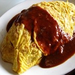 オムライスセット700円大盛+100円