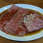 松翔苑 - タレのカルビ、イチボ(6000円のコース料理)