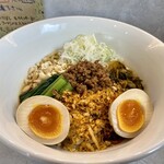 ほのぼんヌードルズ - ドロ坦々まぜそば 900円 麺少なめ  味玉 120円