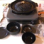 じんぎすかん あんべ - 完食、美奈子もタレまみれに（2013.9.22）