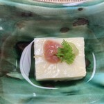 なな川 - ⭐️湯葉豆腐〜鯛のわたの塩辛が最高！
