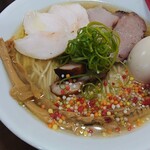 Menya Mujaki - 鶏塩そば・味玉トッピング