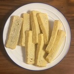 お持ち帰り すし健 - たまご焼き 切ってみた