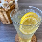 カフェカモット - はちみつレモネード炭酸 単品¥500 別メニューのドリンクセットに+¥50でもつけれます
