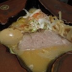 蟹専門 けいすけ 北の章 - 極上渡り蟹の味噌ラーメン　８５０円　アップ画　H25.3
