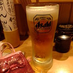 いしもん - スーパードライ：350円で乾杯♪(’13.09月にて)