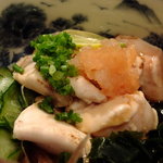 いしもん - (ノ∇≦❤)鮭白子ポン酢(’13.09月にて)