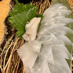 横浜イカセンター - イカの刺身美味い