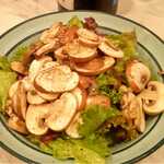 ブラウンマッシュルームのサラダ