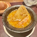 アカ - 2023.7.  フカヒレと車海老のアヒージョ