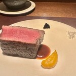 アカ - 2023.7.  佐賀県産 黒毛和牛フィレの薪焼き