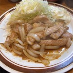 とん平 - しょうが肉焼き1500円