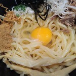 麺処 あみや - まぜそば（あごだし）