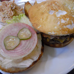 ダブルビックJバーガー　重ねる前全体