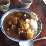 雷鳥荘直営　大汝休憩所 - カレー７００円