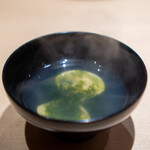 Sushi Kagura - 蛤とあおさ海苔のお吸い物